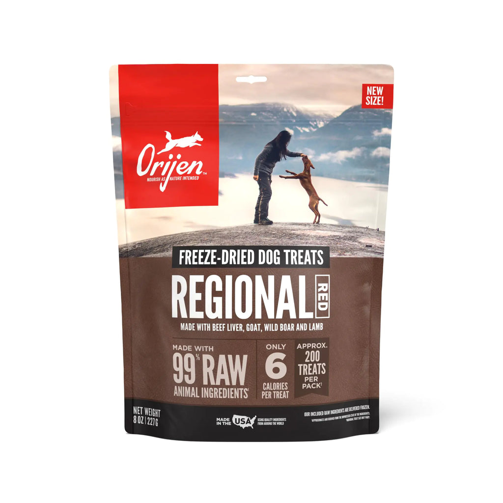 ORIJEN Regional Red Freeze-Dried Dog Treats 8OZ